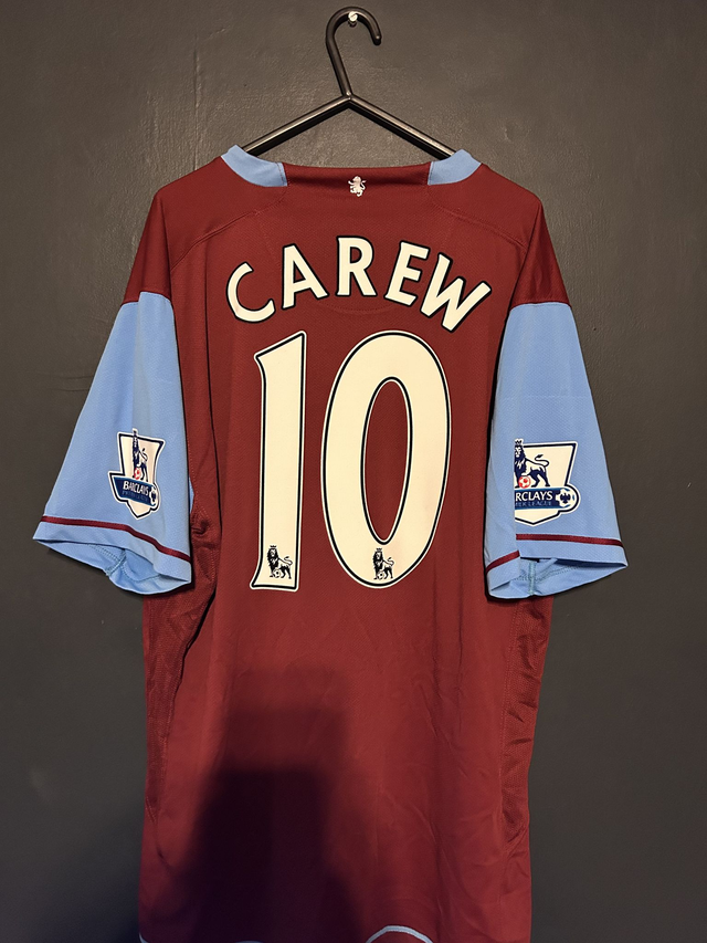 (XL) Aston Villa 2007-08 Home / CAREW 10 