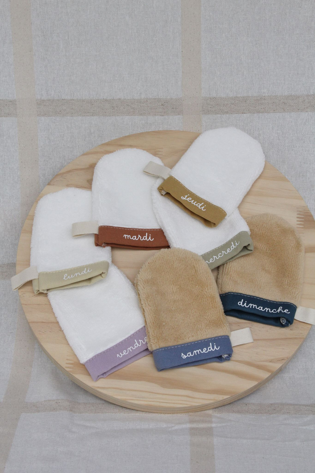 Semainier de gants lavables