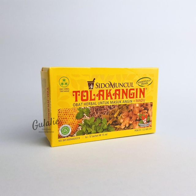 SIDO MUNCUL Tolak Angin Original x5 - Sirop de mélanges d’herbes