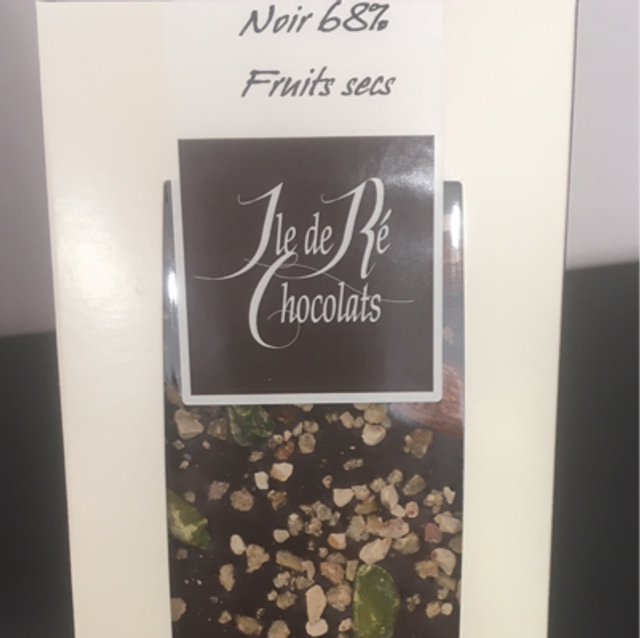 Tablette Chocolat Noir Fruits Secs