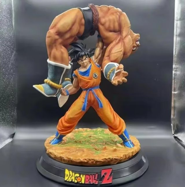 Dragonball Z collectors figuur Goku met Nappa (23cm)