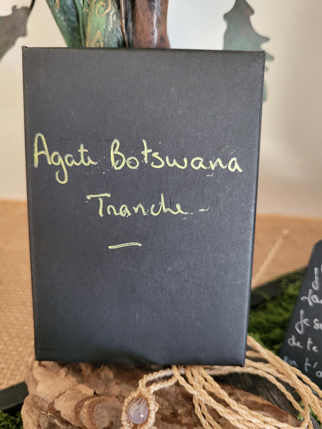 Pierre de l'âme : Agate Botswana 2