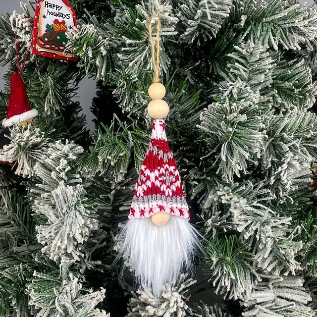 Gonk with wooden Beads 