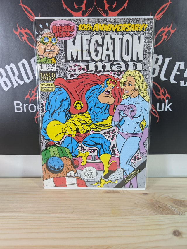 Megaton Man #1 1995 (Rare third printing) 