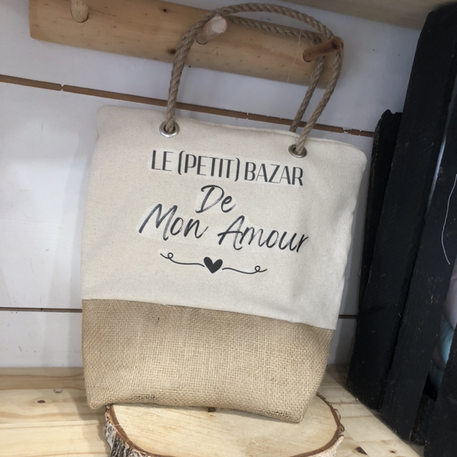 Sac cabas Le (petit) bazar de mon amour 