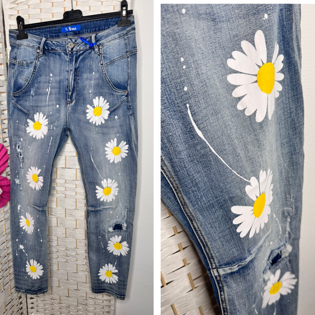 💙 Jeans „Flower“