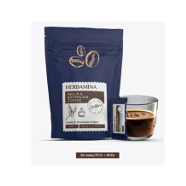 HERBAMINA Inulin & Bromelain Kaffee Active