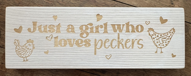 Just a Girl Rustic Sign