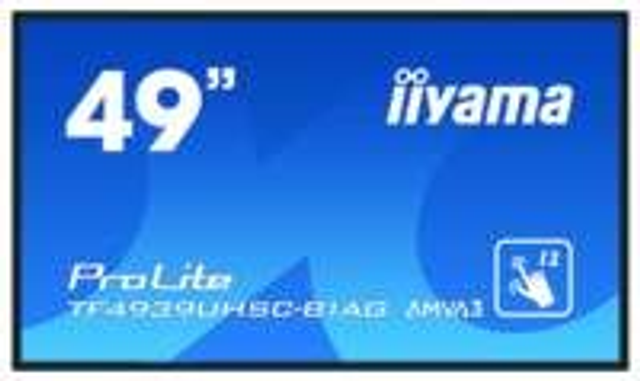 iiyama ProLite 49 4K Ultra HD LED Touch Zwart