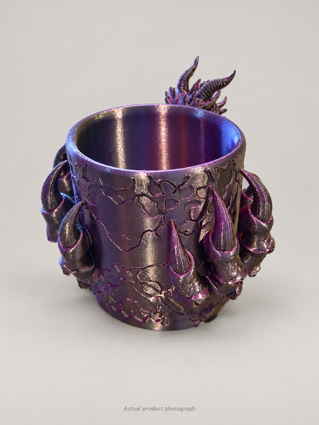 Dragon Claw – Iridescent Decorative Vessel