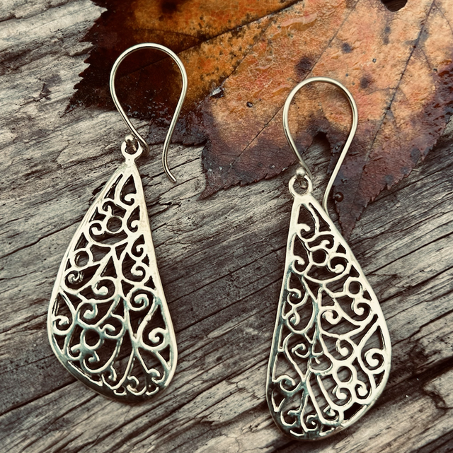 BOUCLES D’OREILLES PENDANTES AILES ELFES