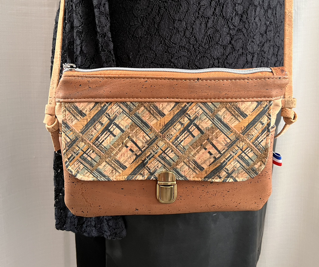 Sac rabat « tressage urbain terracota »