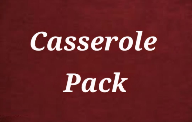 NEW Casserole Pack 