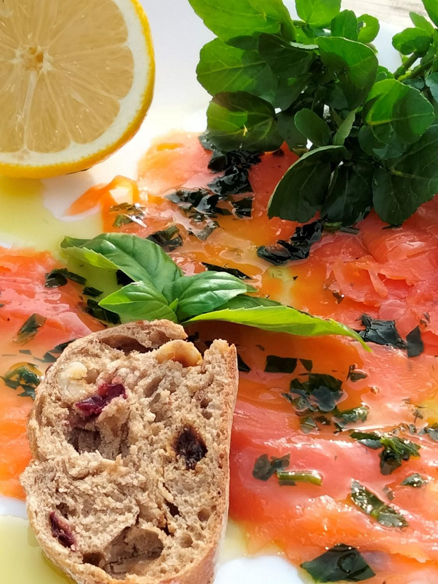 carpaccio de truites