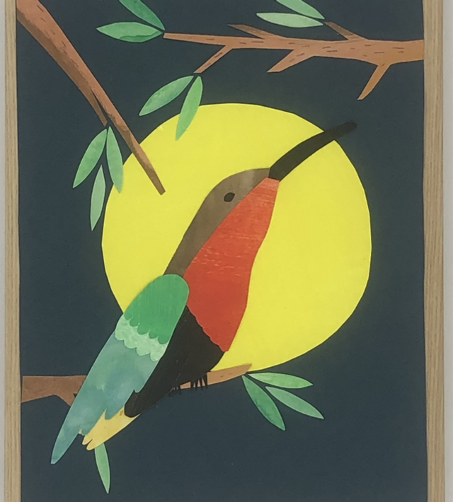 Scherenschnitt Vogel 