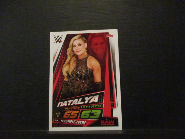 Natalya - Raw Slam Attax Universe Original Trading Card #39
