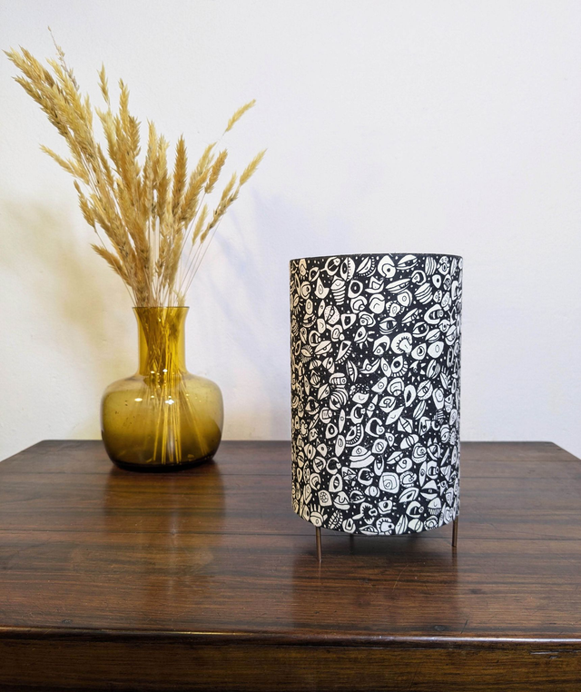 Lampe "Yeux" Vert et Bleu