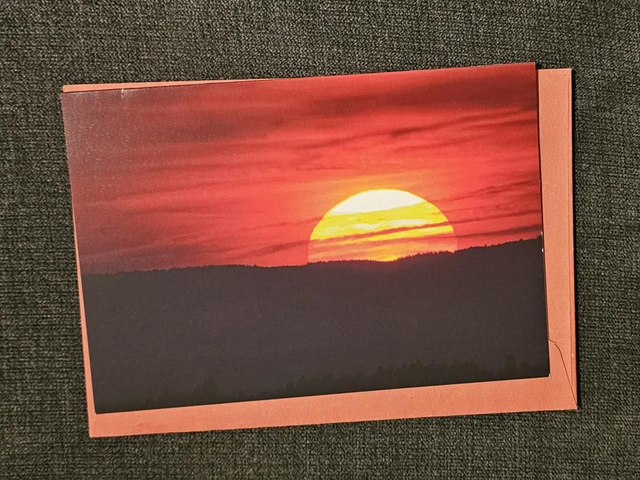 Sunset Card 