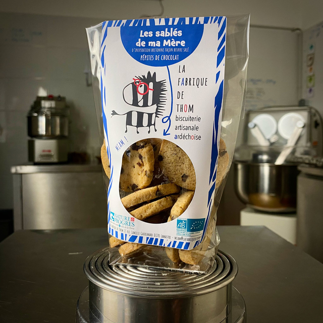 Sablés de ma mère aux pépites de chocolat 150 g