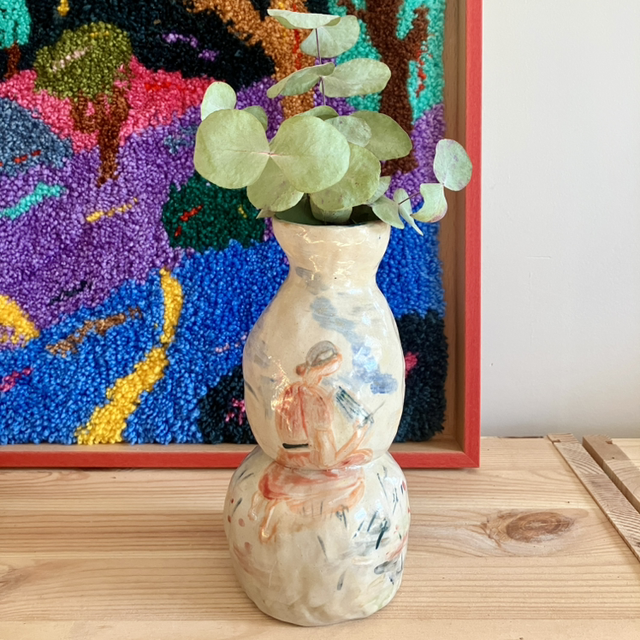 Charlotte Salomon and nature inspired vase