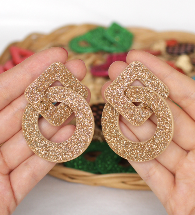 Alix • doré pailleté