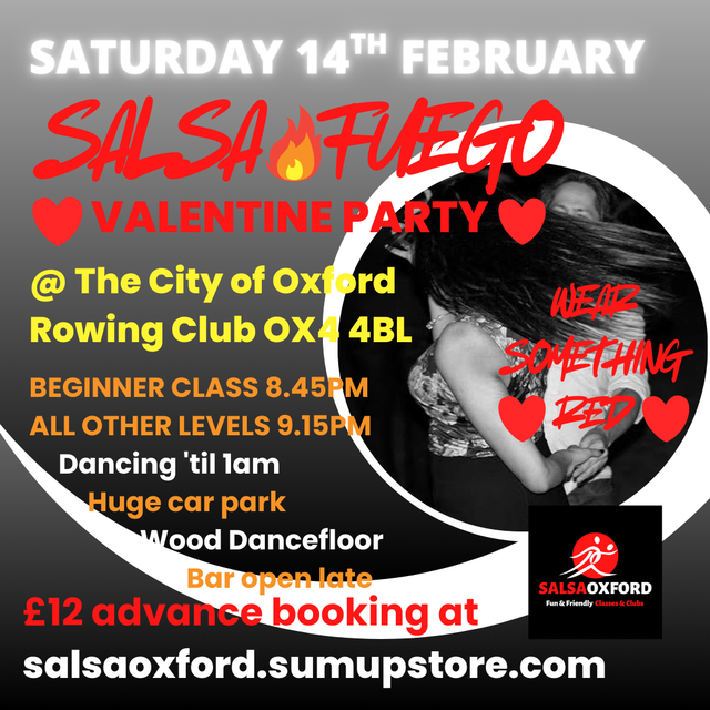 14th February Saturday Salsa Party