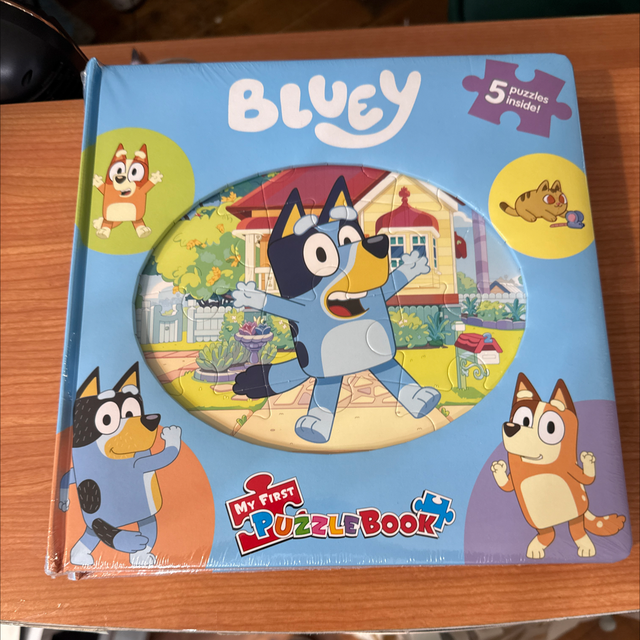 Bluey Puzzle Book