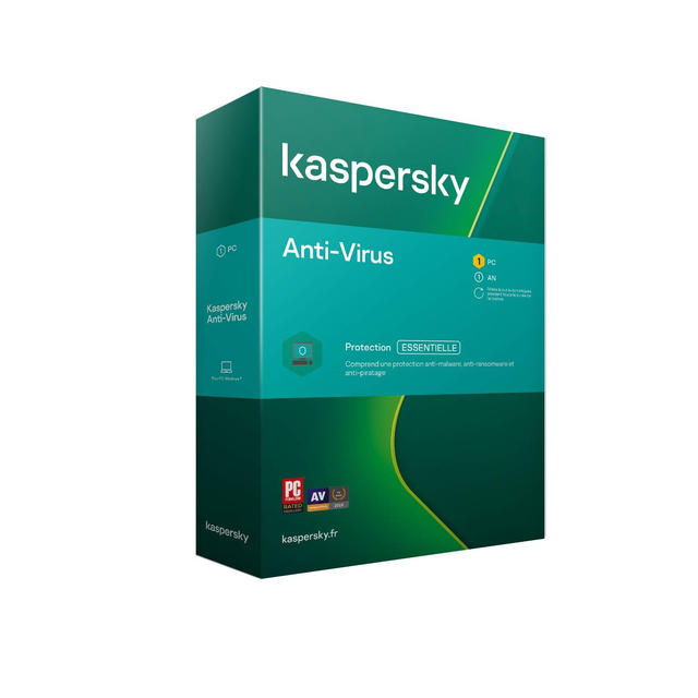 Kaspersky Anti-virus Protection Essentielle 1 an