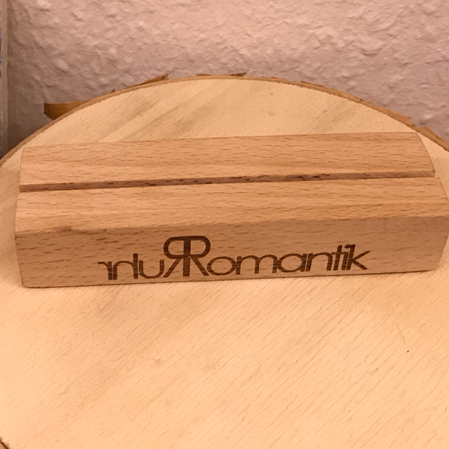 Ständer Holzpostkarte