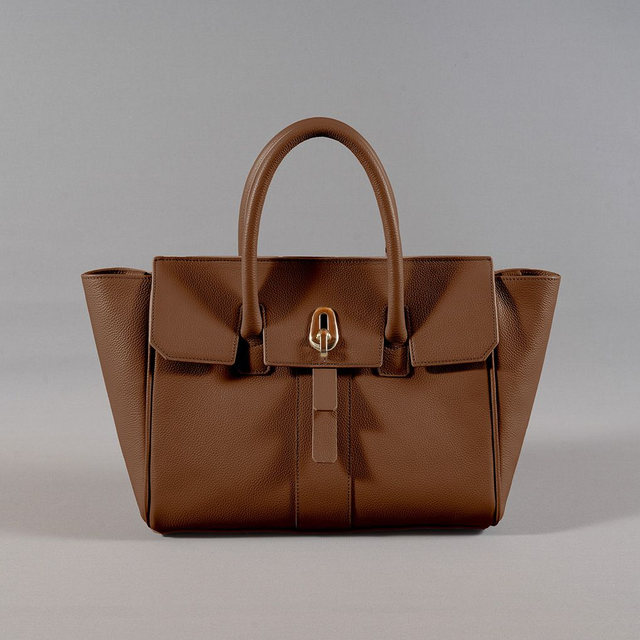 Shopping Bag | Brandy Leather - Mr. Trevis