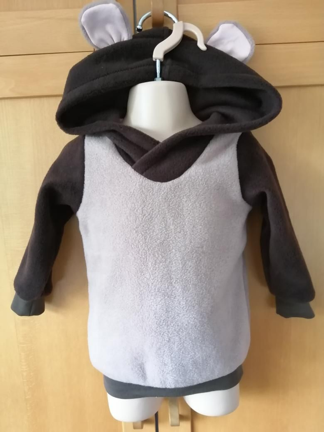 Top - 12 mth (80 cm).   Beige fleece