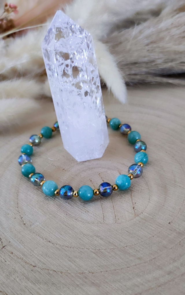 Bracelet "Colère" Amazonite