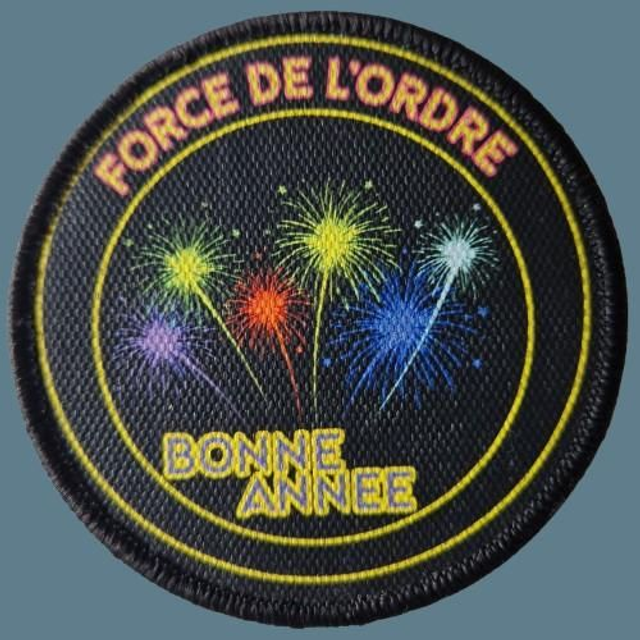 Patch sublimation cordura Bonne Année  V2