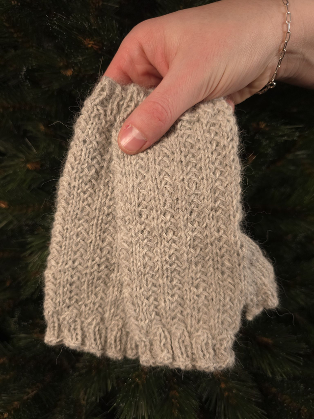 Mitaines fantaisie (gris)