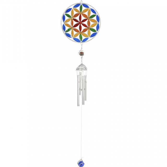 Flower of Life wind chime 