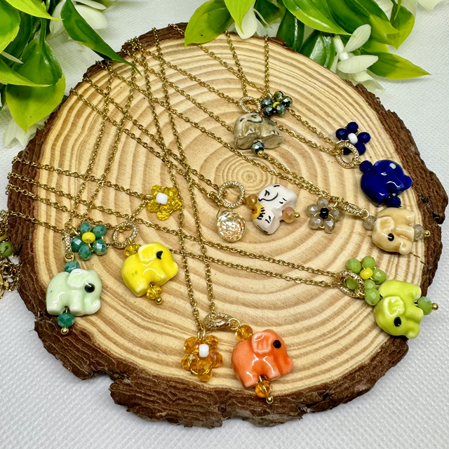 Elefanti ciondoli portafortuna