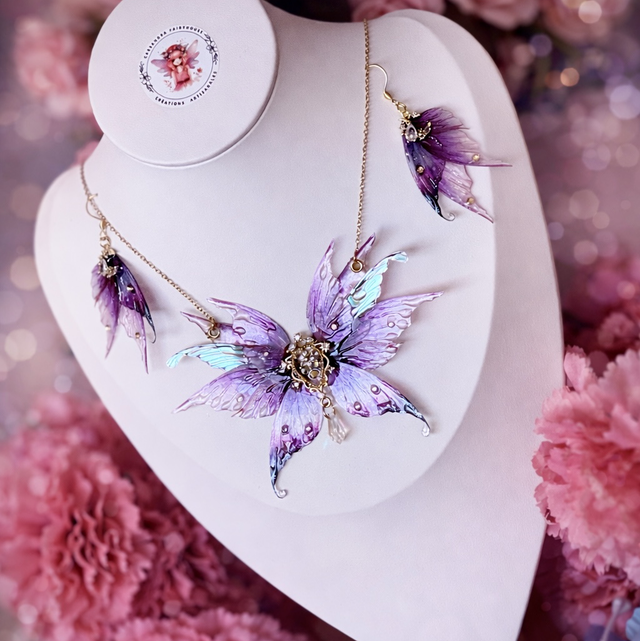 Lunarys des mers pourpres, parure complète