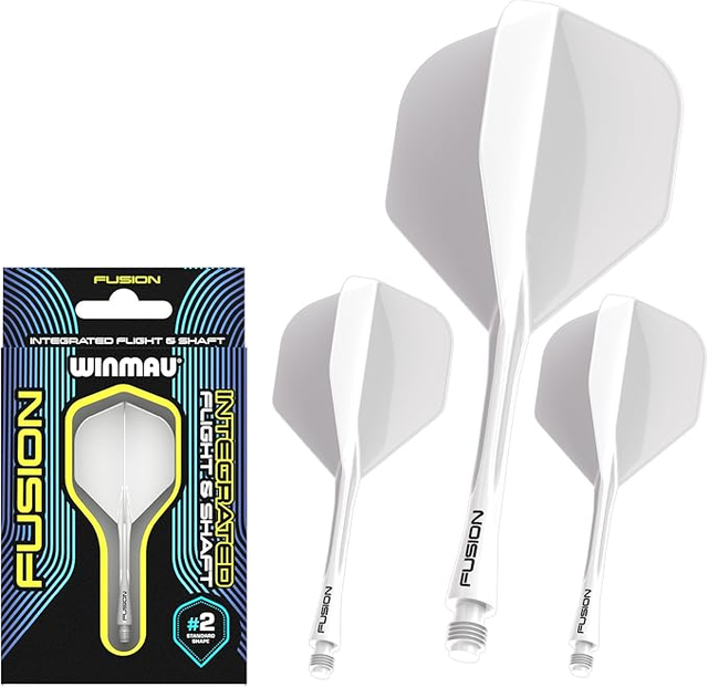 Fusion #2 Integrated Flight &amp; Shaft White