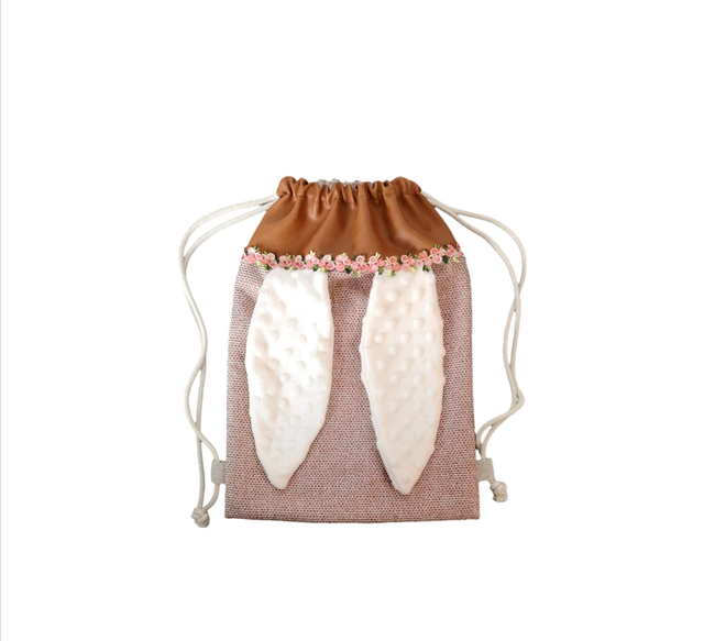 Sac à dos Lapin/Fleuri ROSE