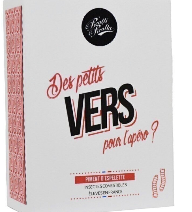 Insectes comestibles - Vers au Piment d'Espelette