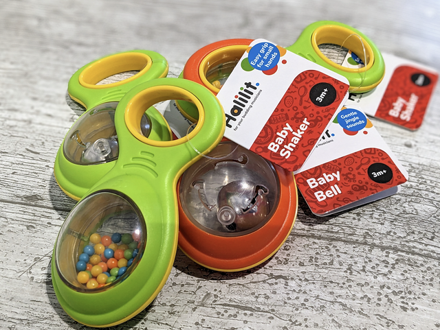 Halilit Baby Shaker or Baby Bell. 3m+