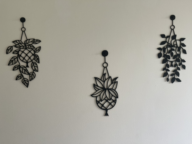 Décorations mural plante suspendu 