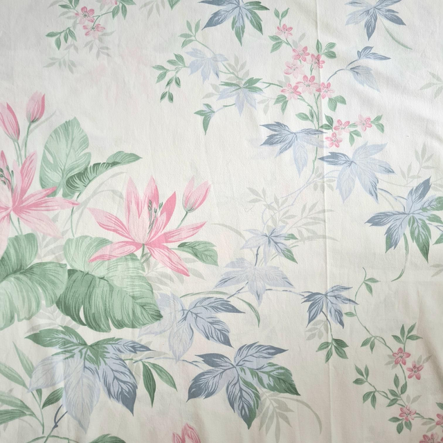 Tissu vintage fleuri 