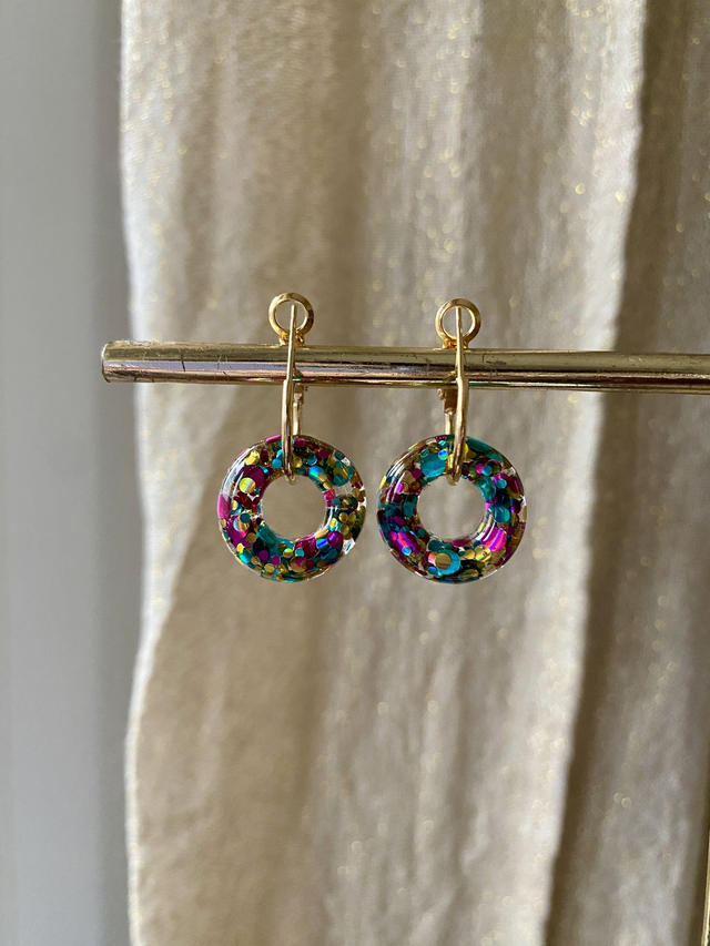 Créoles donuts - rainbow