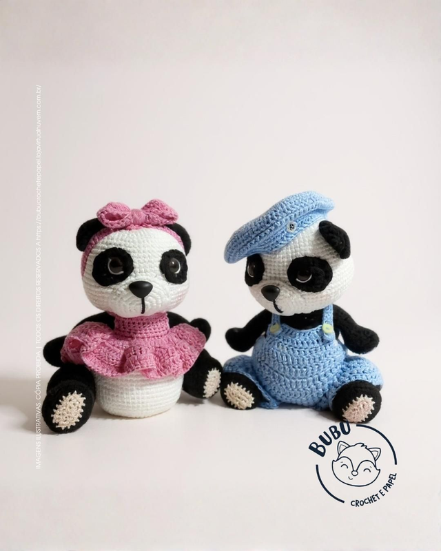 Boneca Ursinha Panda