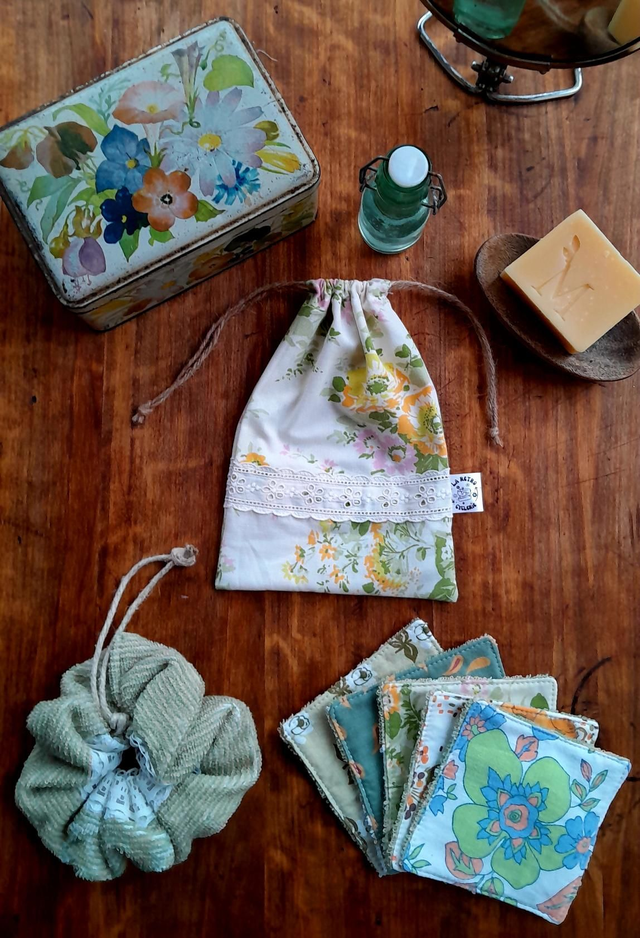 Kit zéro déchet &quot;soin du corps&quot; Vert