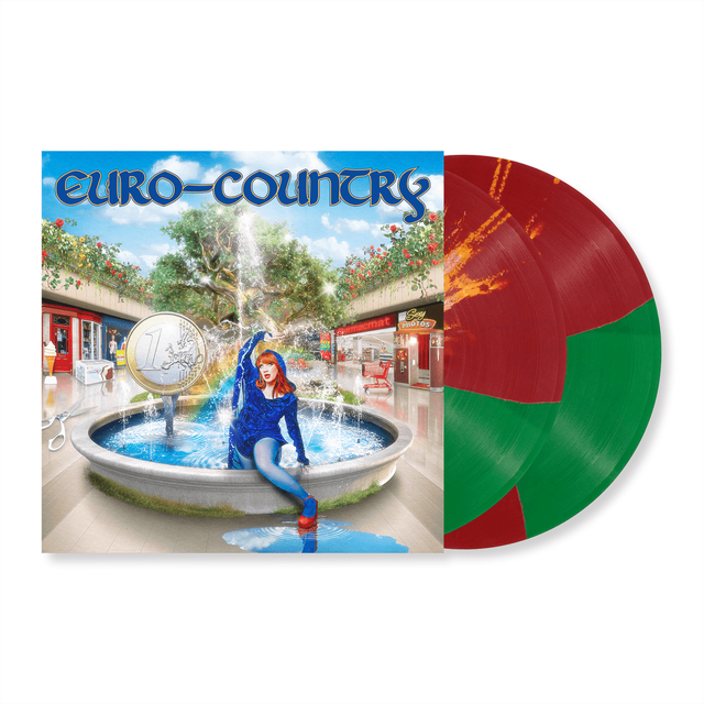 CMAT - Euro-Country 2xLP (Indies Exclusive Butterfly Effect 3-Colour Transparent Green & Red with Bright Yellow Splatter Vinyl) (Due Out 29/08/2025)