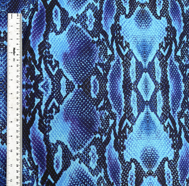 Blue Python Lycra