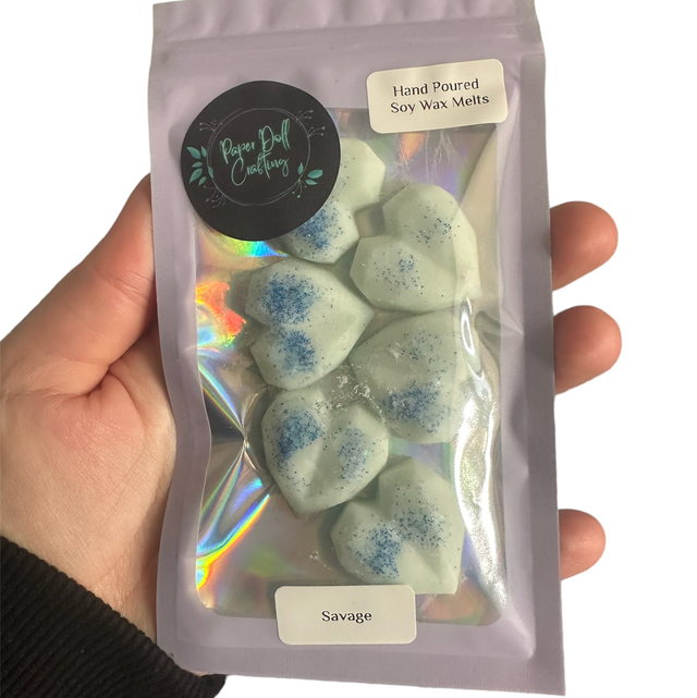 Soy Wax Melt Hearts  - Savage