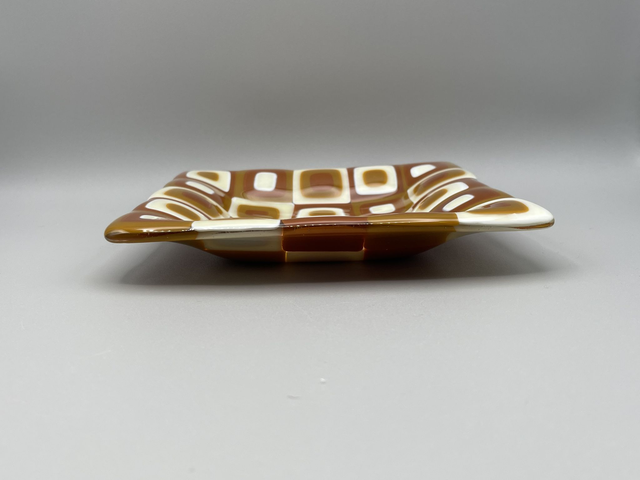 Toffee and Cream Stacked Effect Dish